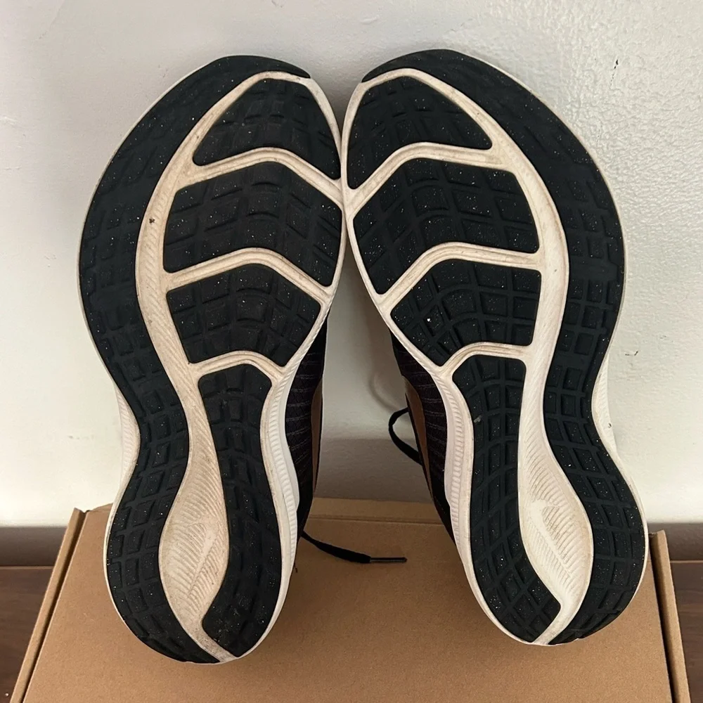 Nike Black and Gold Athletic Sneakers